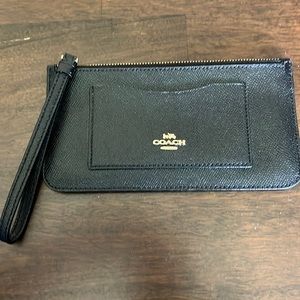 Coach zipper and card slot wrislet